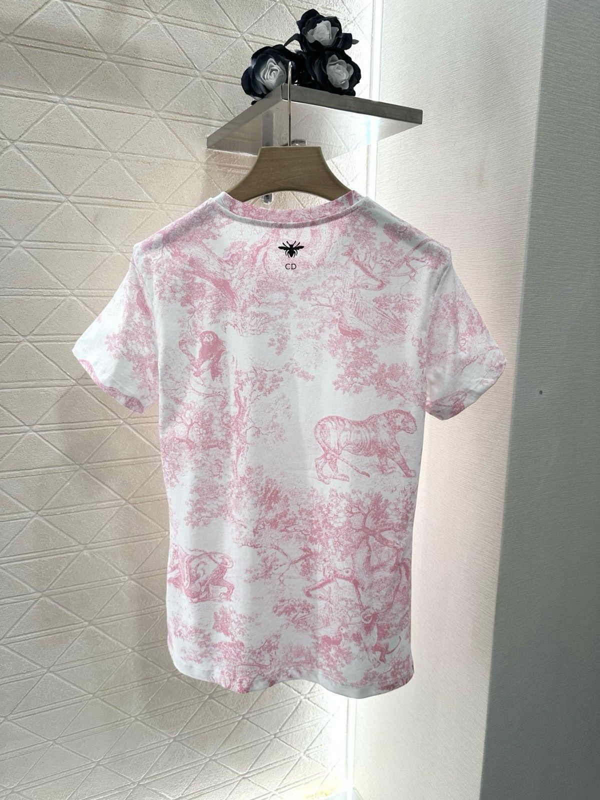 ディオール 半袖Tシャツ プリント コットン レディース向け A30745