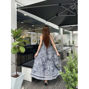 ディオール メッシュマキシドレス プリント 可愛い A30754