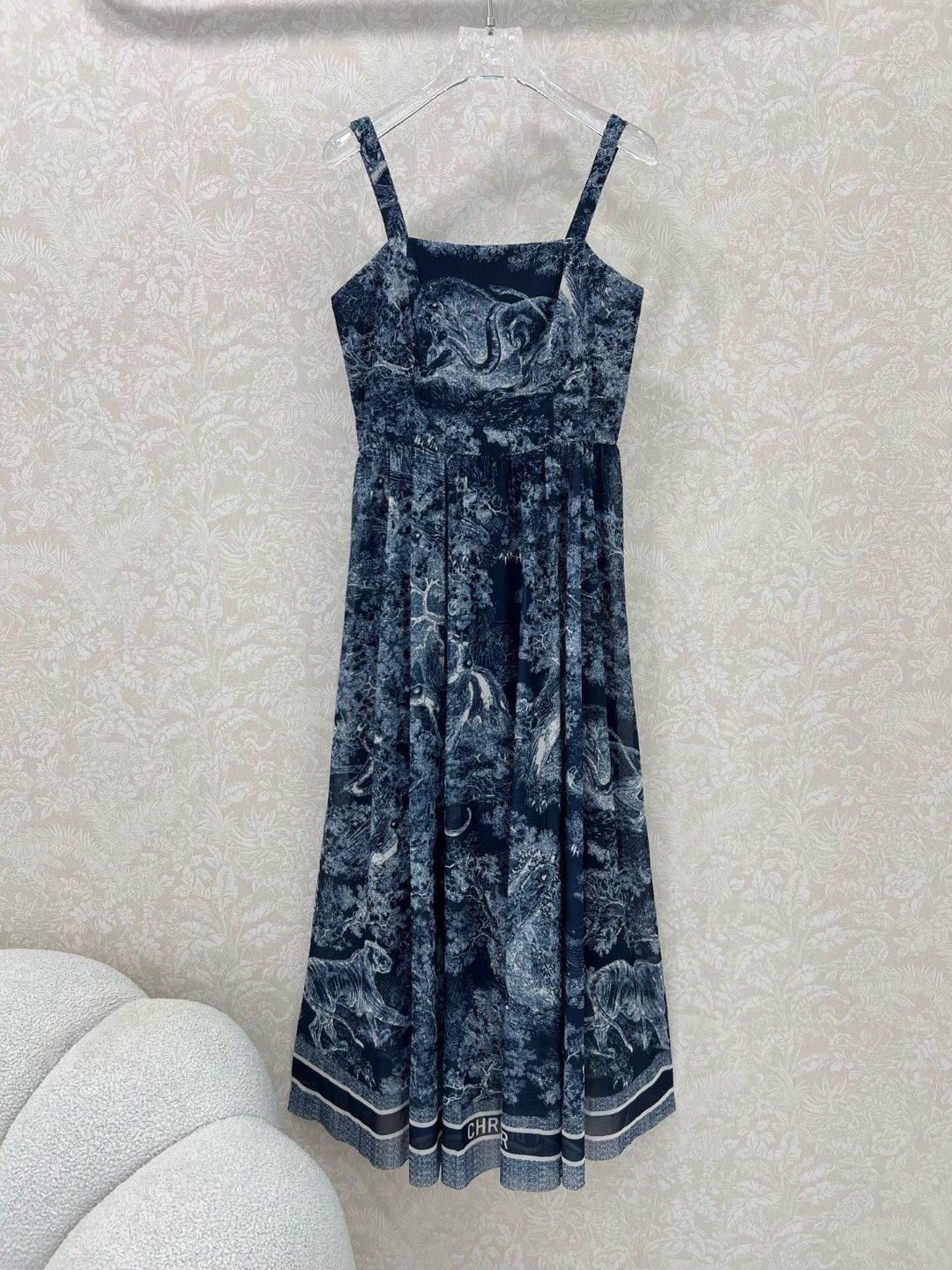 ディオール メッシュマキシドレス プリント 可愛い A30754