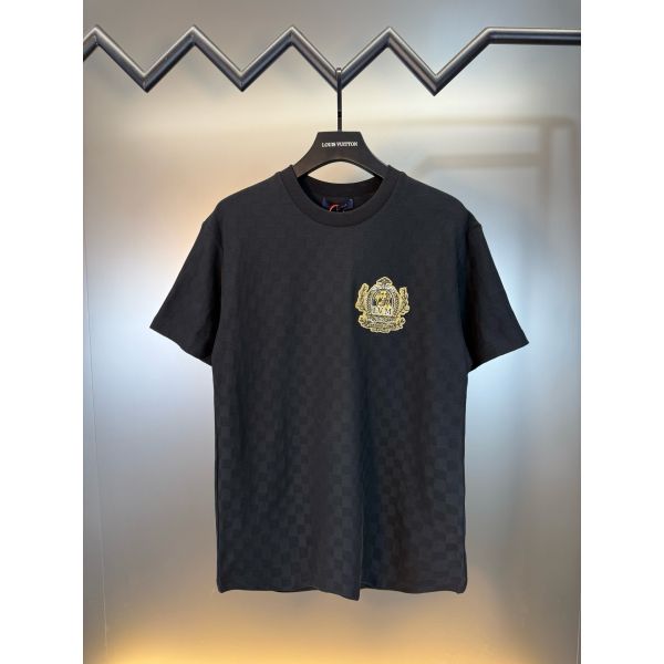 ルイヴィトン 半袖Tシャツ バッジジャカード 高品質 A30756