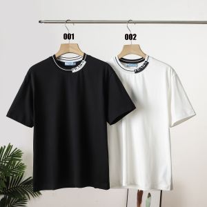 プラダ 半袖tシャツ シンプル 刺繍ロゴ 高級感 A30760