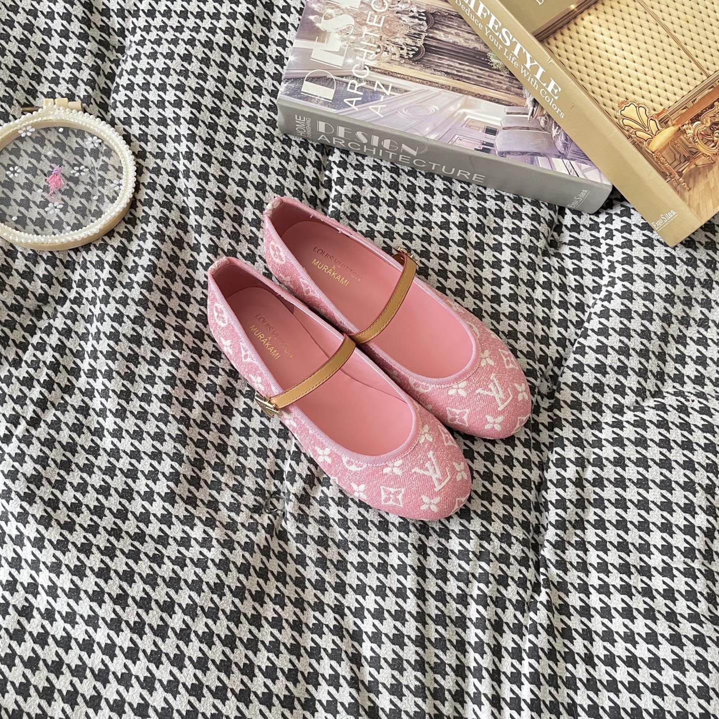 ルイヴィトン バレエシューズ フラットシューズ 可愛い A30761