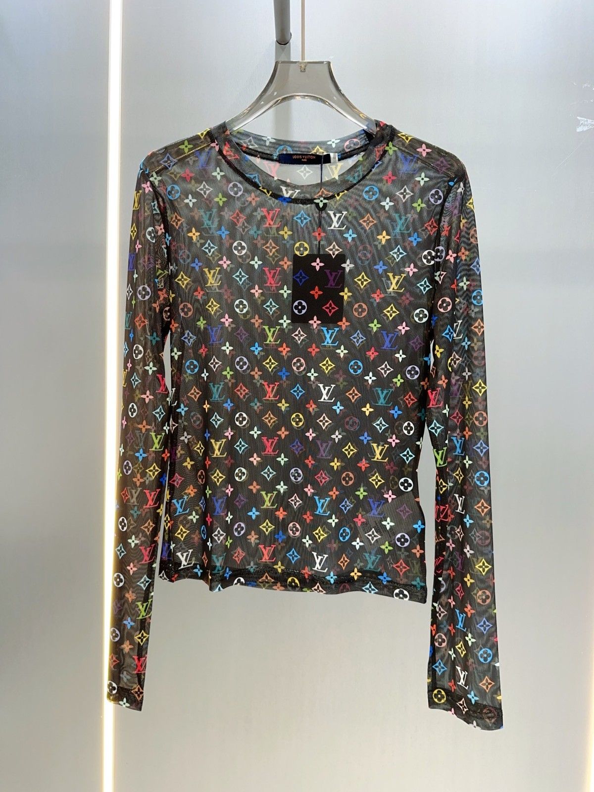 ルイヴィトン メッシュTシャツ 長袖 レディース A30776