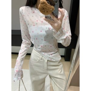 シャネル メッシュTシャツ 長袖 レディース A30775