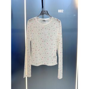 シャネル メッシュTシャツ 長袖 レディース A30775