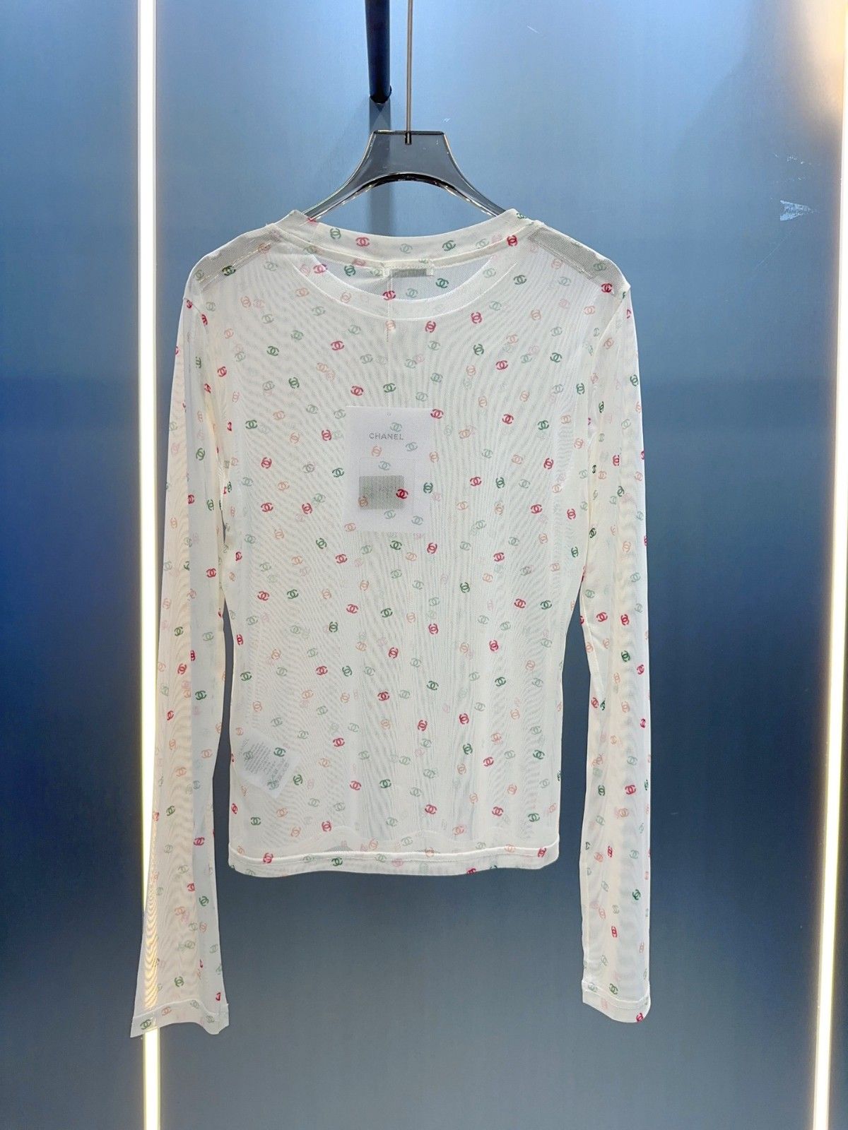 シャネル メッシュTシャツ 長袖 レディース A30775