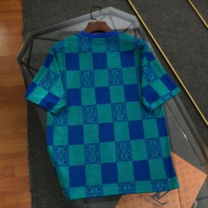ロエベ 半袖tシャツ 総柄 コットン 高品質 メンズ レディース A30782