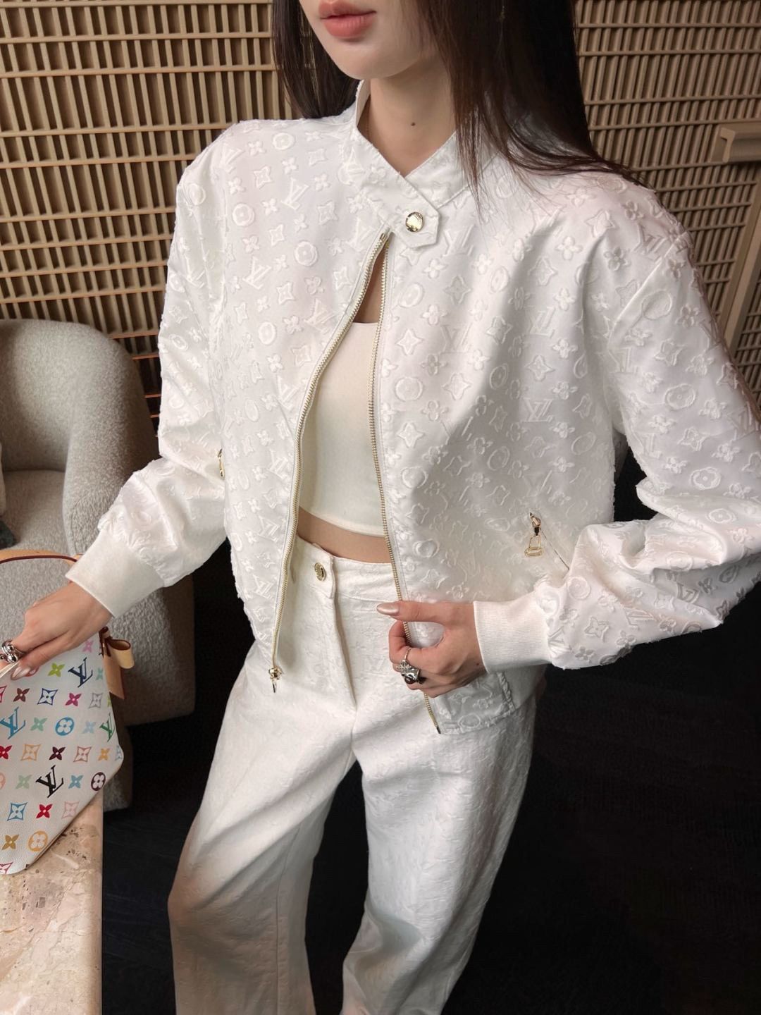 ルイヴィトン リバーシブルジャケット Monogram レディース オシャレ A30784