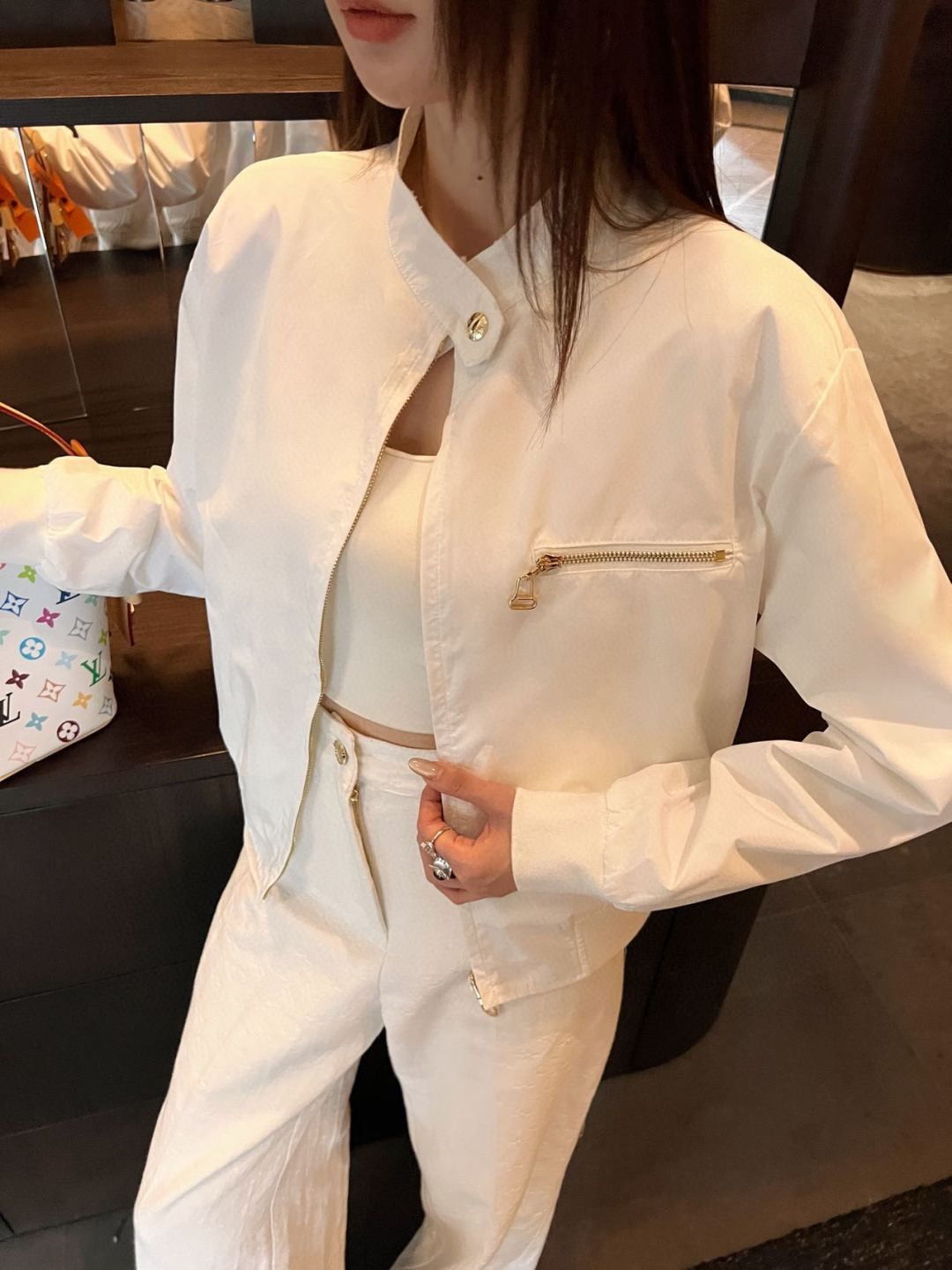 ルイヴィトン リバーシブルジャケット Monogram レディース オシャレ A30784