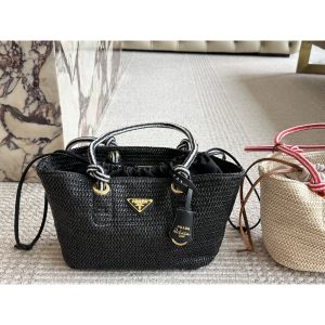 プラダ かごバッグ ストローバッグ オシャレ A30791