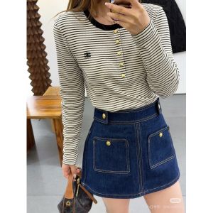 セリーヌ 長袖 ロンT 刺繍ロゴ レディース オシャレ A30789