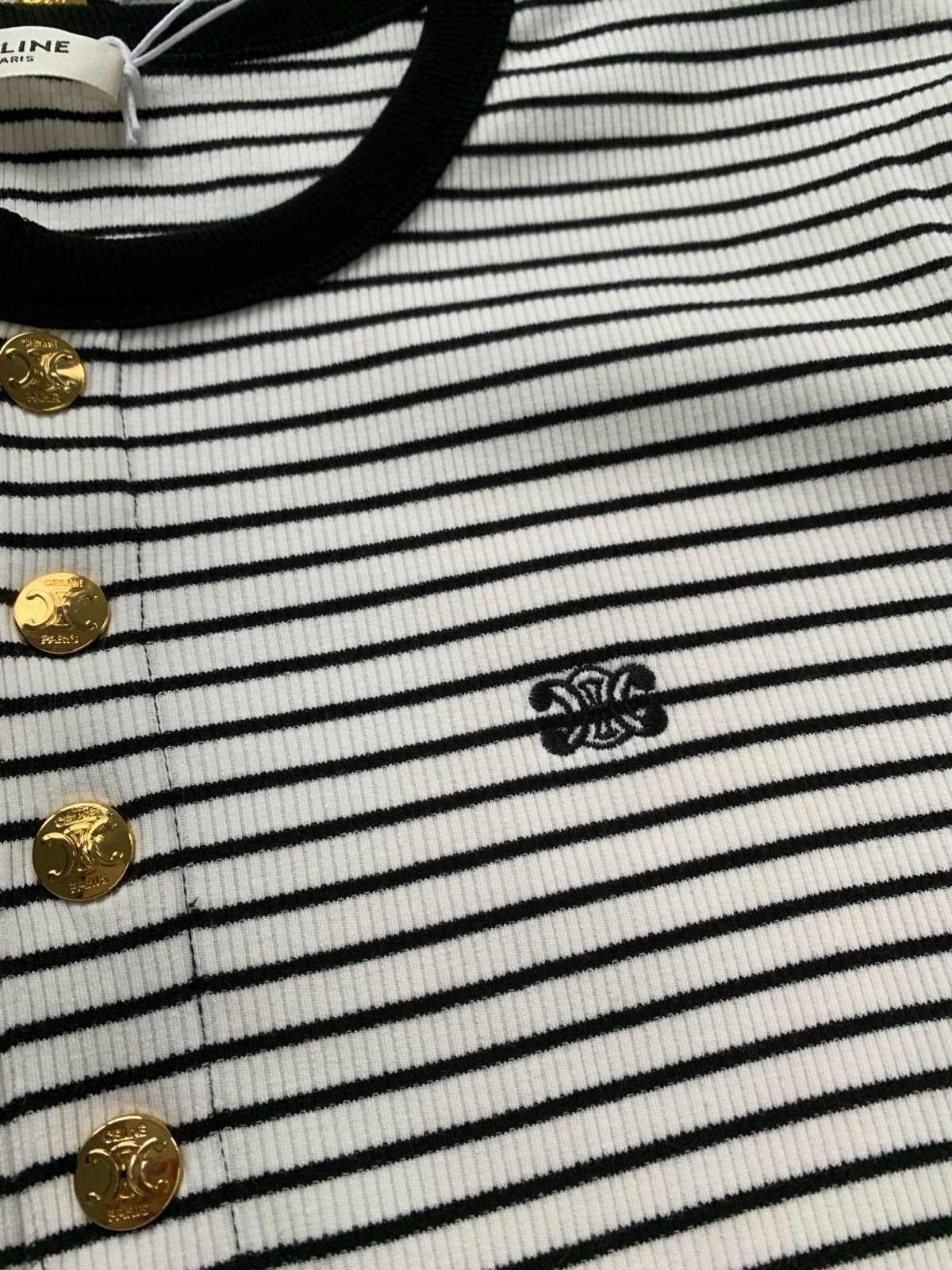 セリーヌ 長袖 ロンT 刺繍ロゴ レディース オシャレ A30789