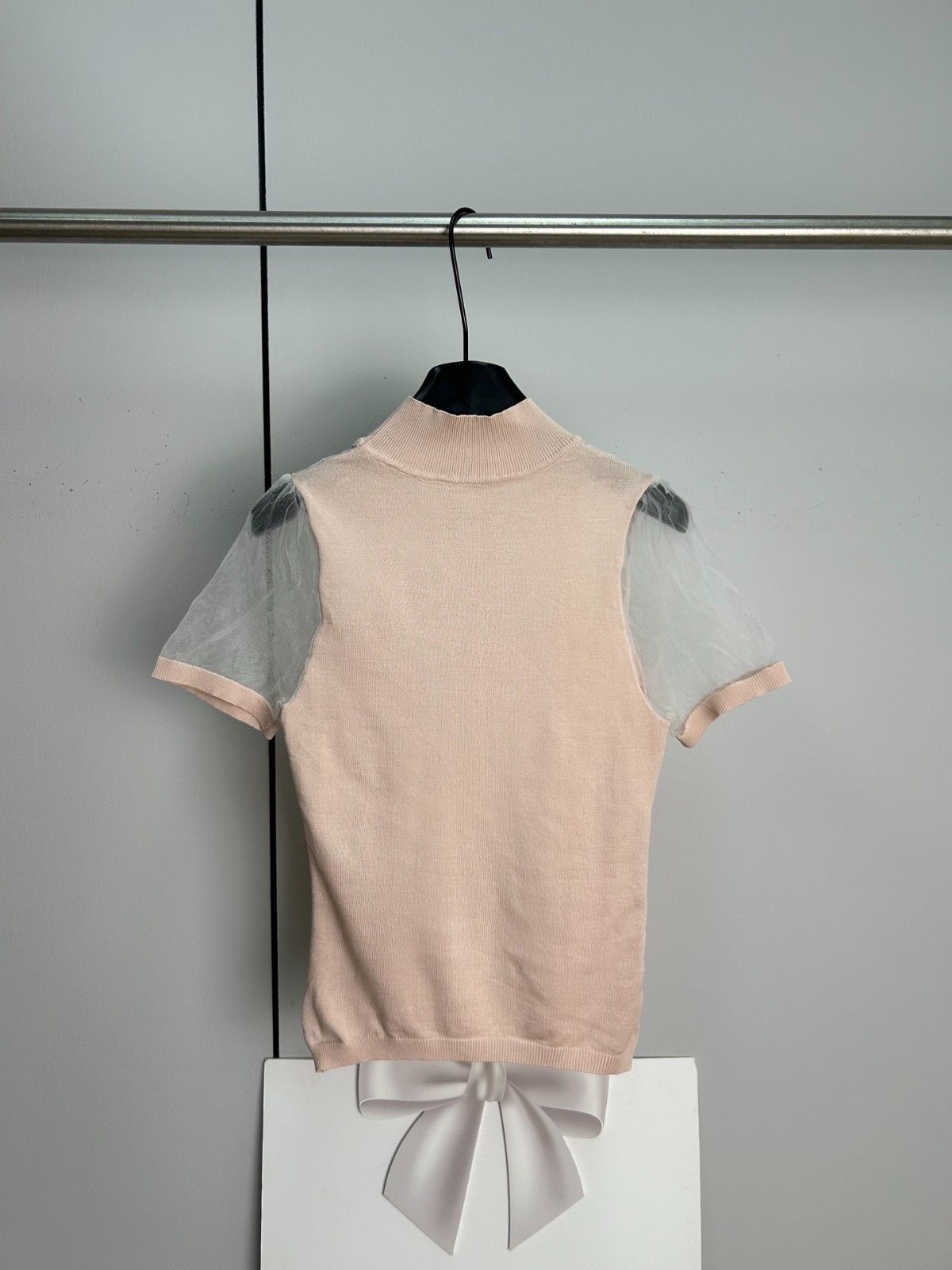 イヴ・サンローランニットトップス 半袖tシャツ セクシー A30801