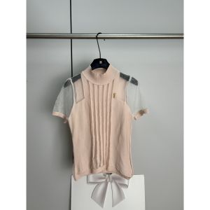 イヴ・サンローランニットトップス 半袖tシャツ セクシー A30801