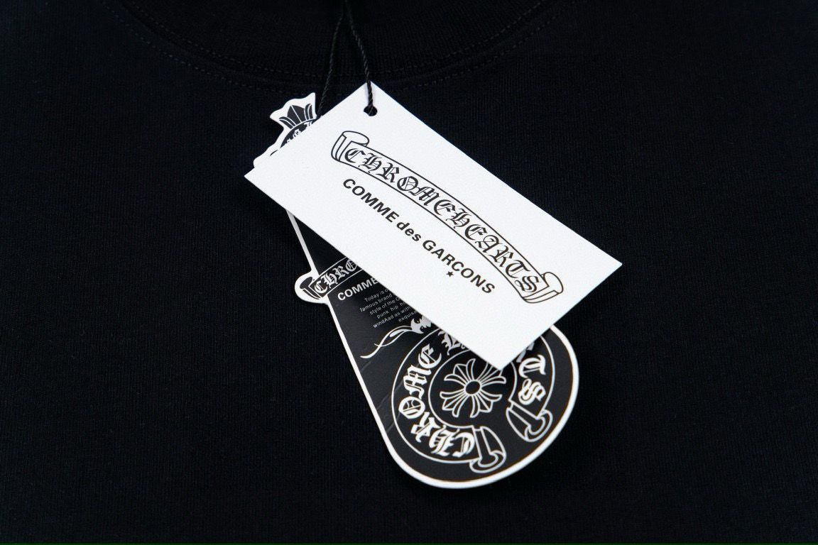 クロムハーツ 半袖Tシャツ プリント カップル ラウンドネック A30798