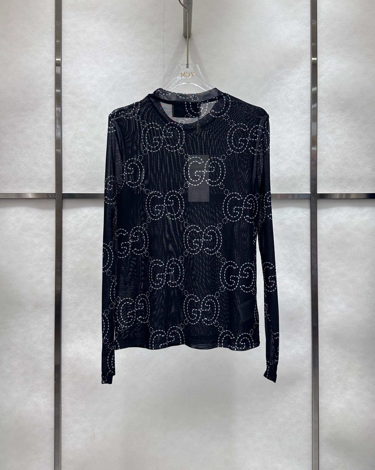 グッチ メッシュTシャツ 長袖 レディース A30814