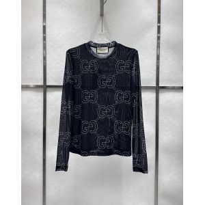 グッチ メッシュTシャツ 長袖 レディース A30814