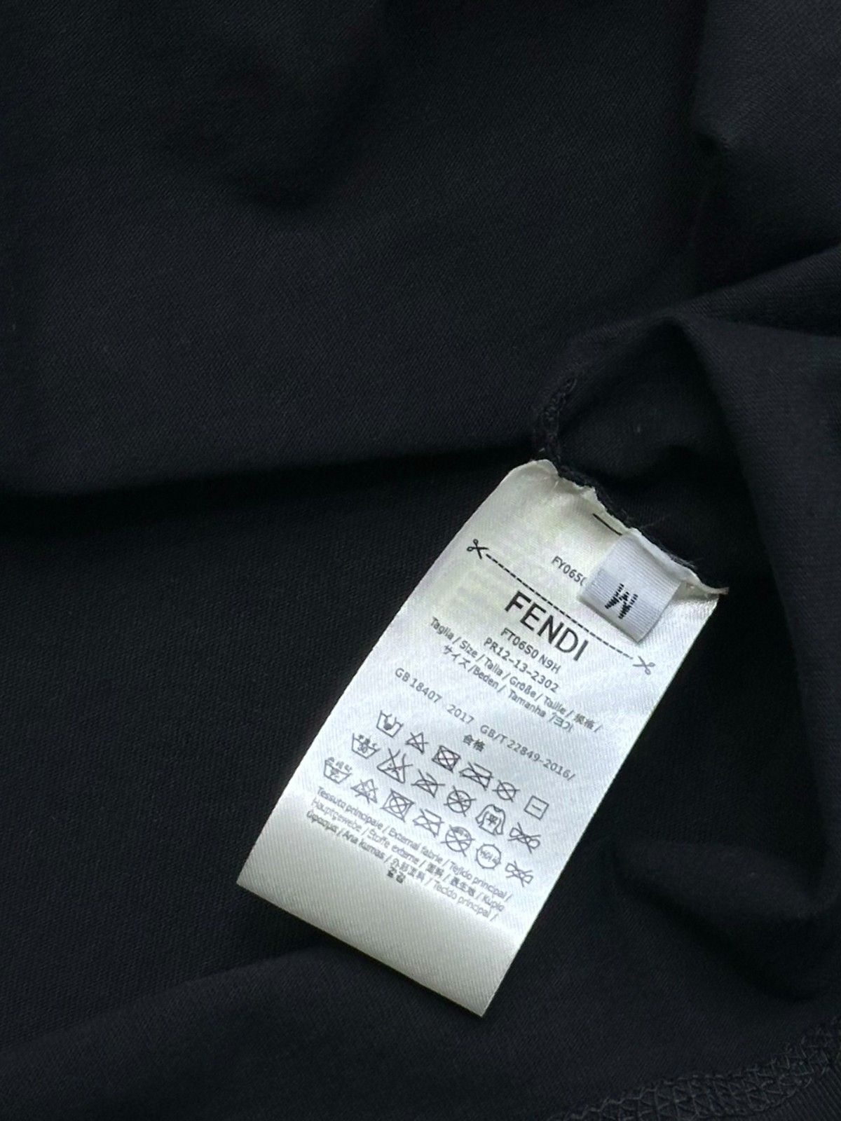 フェンディ 半袖Tシャツ プリント柄 クラシック A30812