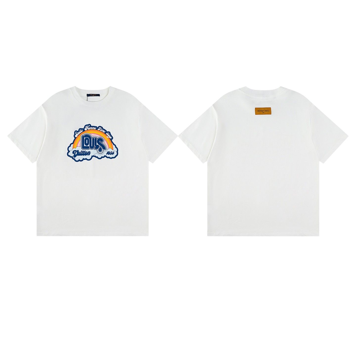 ルイヴィトン 半袖tシャツ プリント コットン A30820