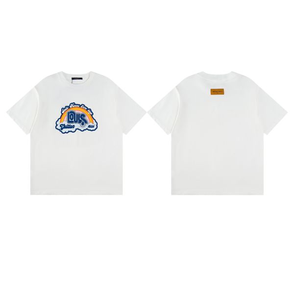 ルイヴィトン 半袖tシャツ プリント コットン A30820