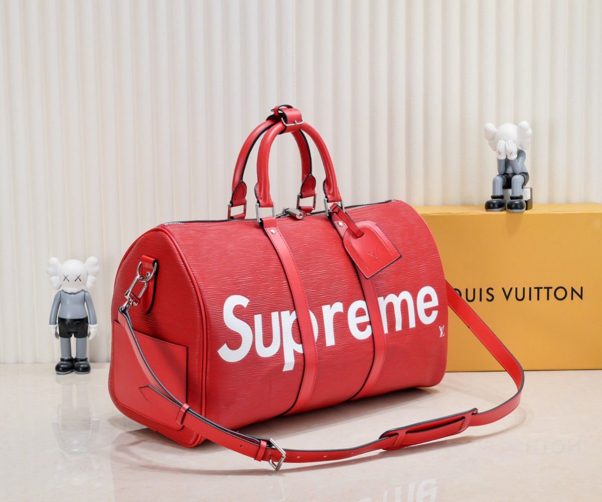 シュプリーム ルイヴィトン supreme keepall 旅行バッグ 高品質 A30838