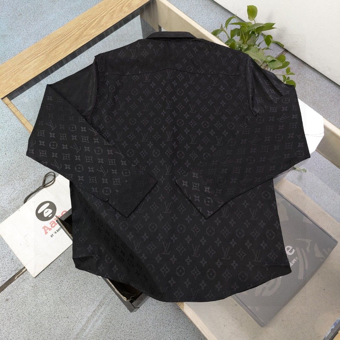 ルイヴィトン 長袖シャツ 総柄 プリント ファション A30839