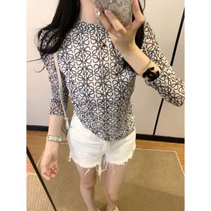 ロエベ メッシュTシャツ 長袖 レディース A30843