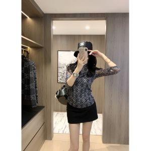 ロエベ メッシュTシャツ 長袖 レディース A30843