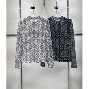 ロエベ メッシュTシャツ 長袖 レディース A30843