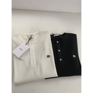 セリーヌ 長袖Tシャツ ロンT 刺繍 男女向け A30848