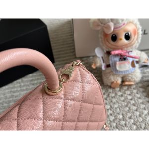 シャネル Chanel coco handle ハンドバッグ ココハンドルS ピンク A30859