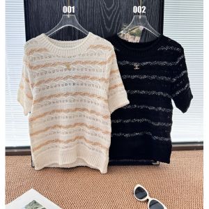 シャネル ニット 半袖Tシャツ オシャレ レディース A30860