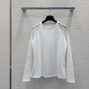 ルイヴィトン スプライスジャカードの長袖 ロンT レディース オシャレ A30863
