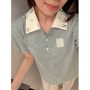ロエベ ポロ半袖シャツ ショート レディース 可愛い A30862