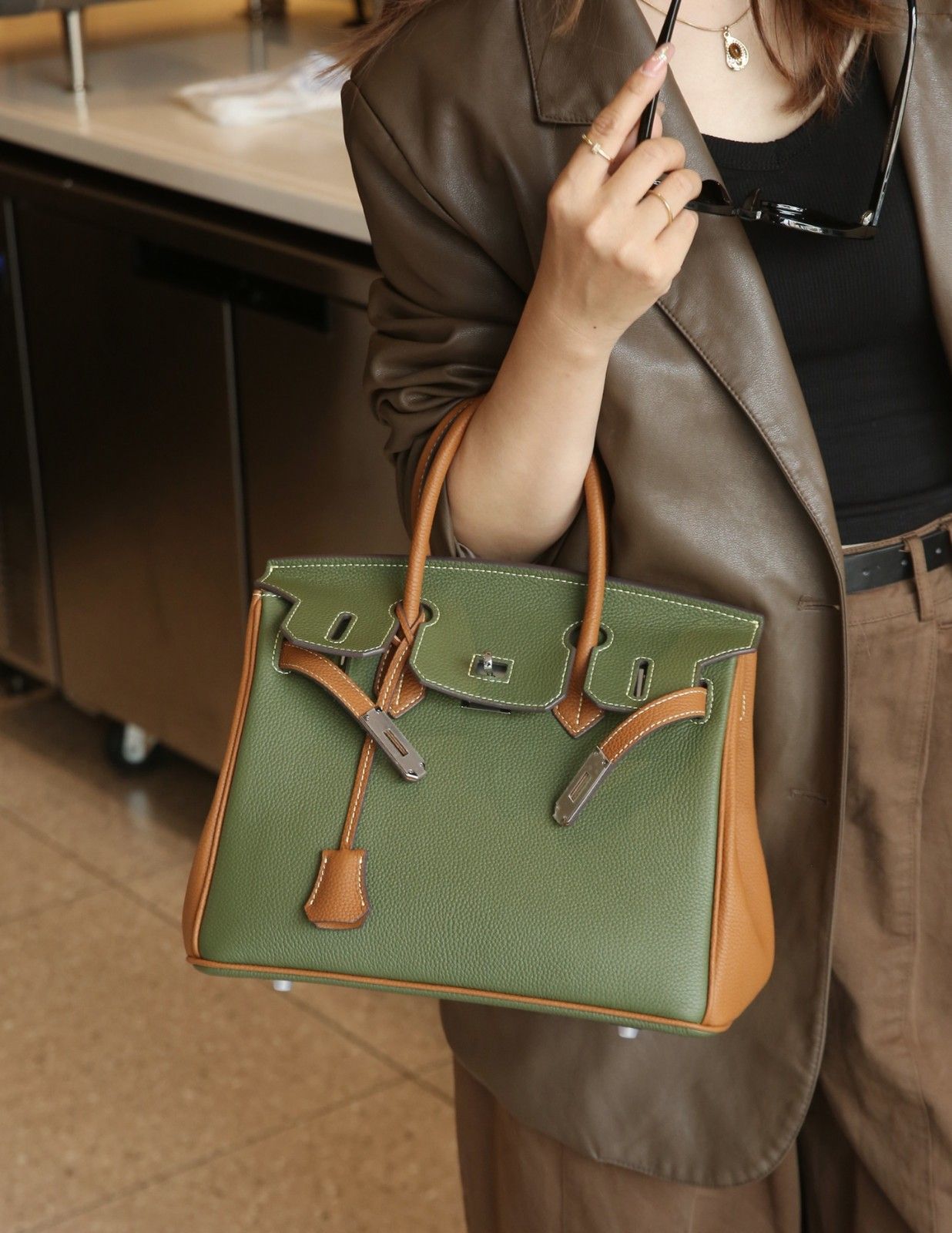 エルメス バーキンBirkin ハンドバッグ 高級感 レザー A30876