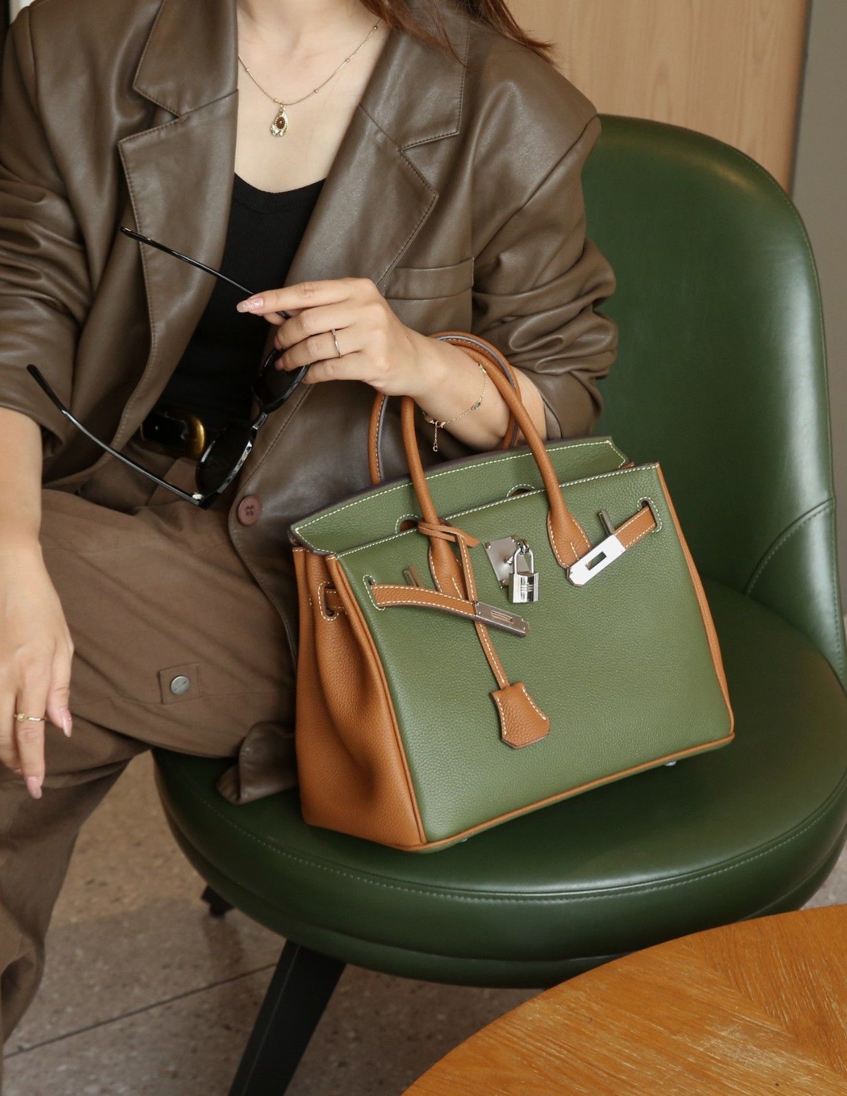 エルメス バーキンBirkin ハンドバッグ 高級感 レザー A30876