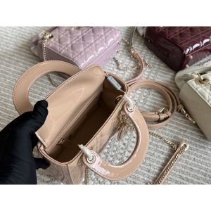 ディオール Lady Dior バッグ ミニ エナメル 可愛い A30877