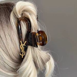 イヴ・サンローラン バンスクリップ ヘアクリップ まとめ髪 髪留め A30885