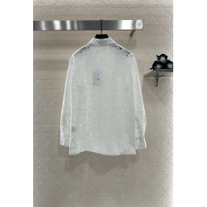 ディオール 長袖シャツ レディース 刺繍 オシャレ A20898