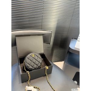 シャネル ミニバッグ 丸い ゴールデンボール ショルダー 可愛い A30913