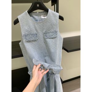 シャネル ベストスカート デニム 可愛い A30906