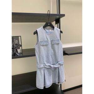 シャネル ベストスカート デニム 可愛い A30906