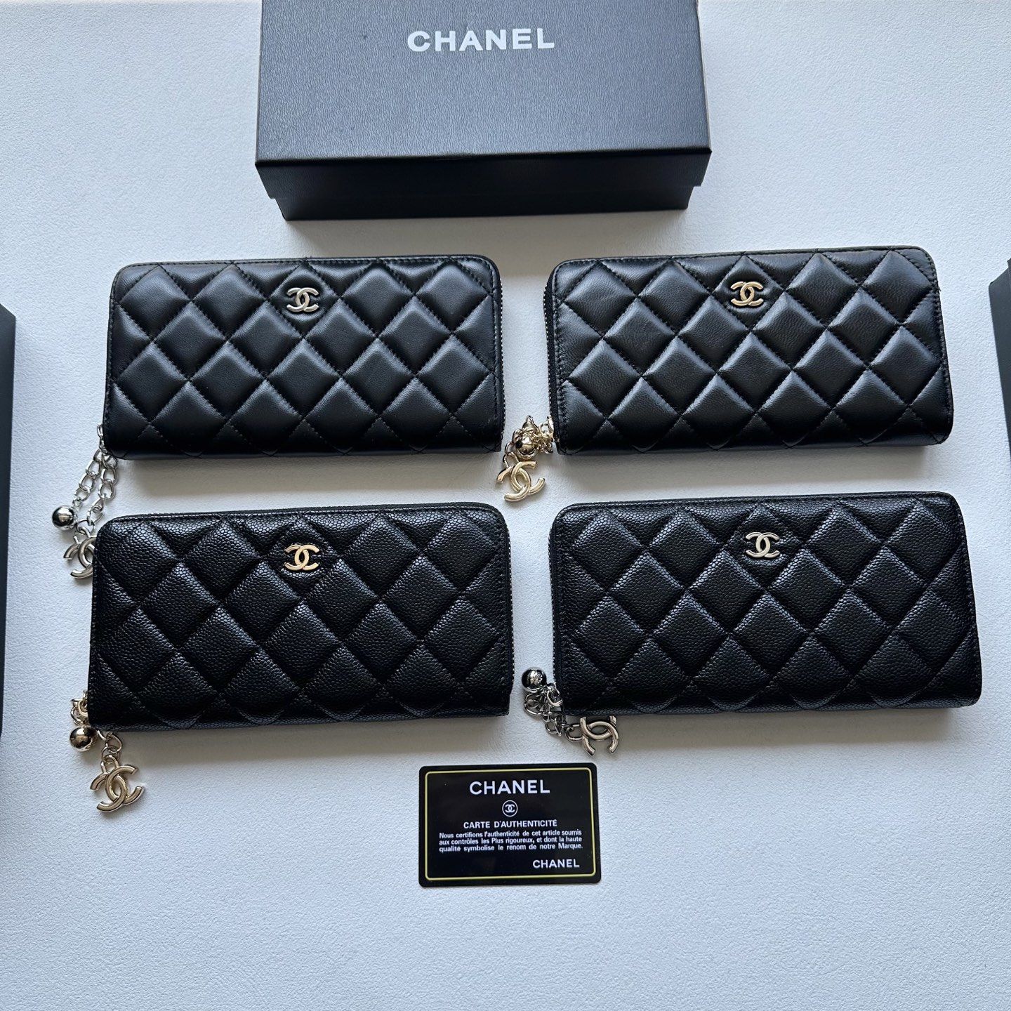 シャネル 長財布 ジッパーウォレット クラシック A30916