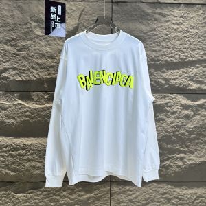 バレンシアガ スウェットシャツ Tシャツ プリント ラウンドネック A30942