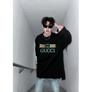 グッチ 長袖Tシャツ ラウンドネック カジュアル 男女向け A30939