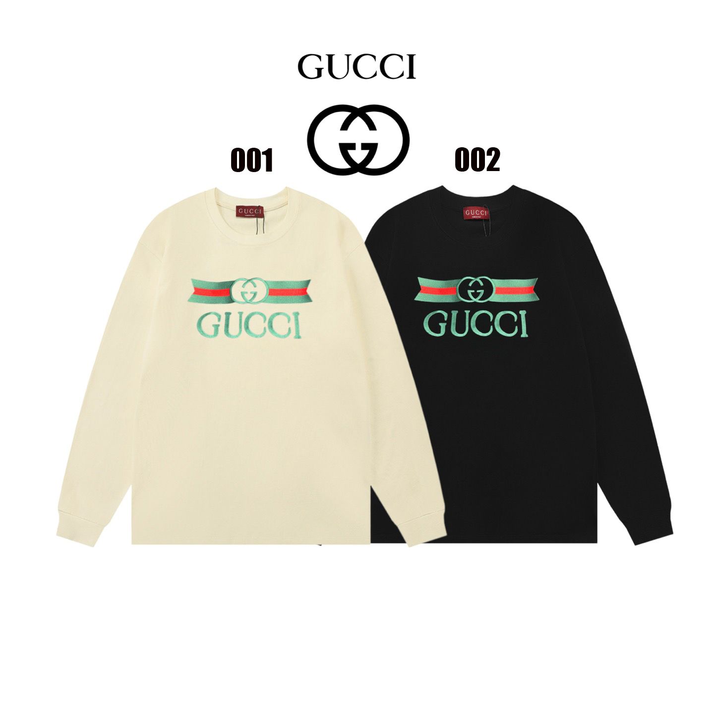 グッチ 長袖Tシャツ ラウンドネック カジュアル 男女向け A30939