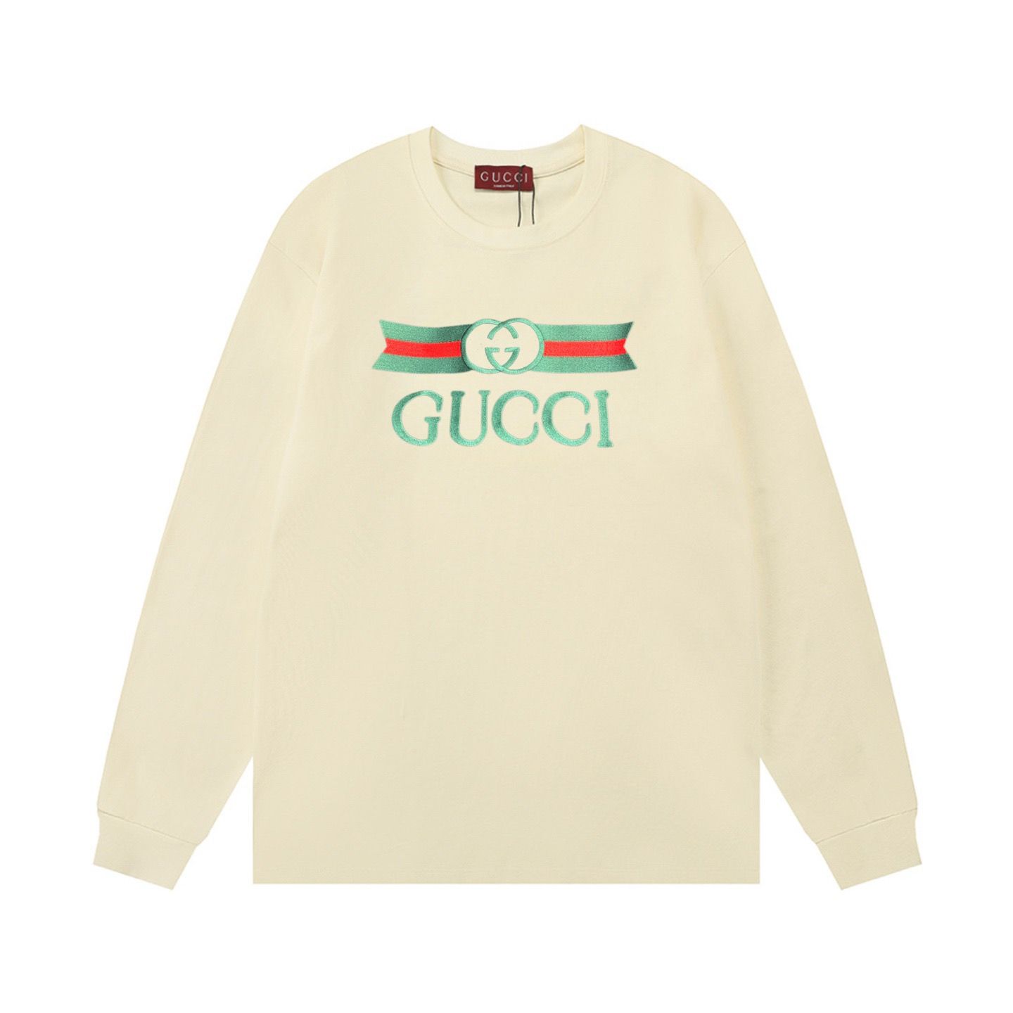 グッチ 長袖Tシャツ ラウンドネック カジュアル 男女向け A30939