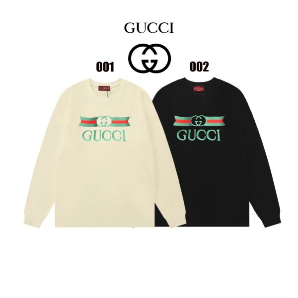 グッチ 長袖Tシャツ ラウンドネック カジュアル 男女向け A30939