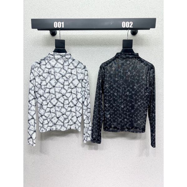 シャネル 長袖tシャツ スリムフィット レディース オシャレ A30968