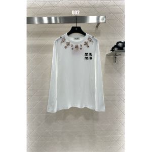ミュウミュウ 長袖トップス ロンTシャツ オシャレ A30800_1